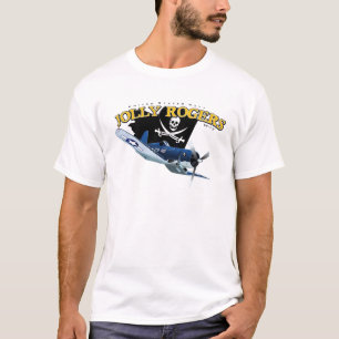 Piratenflaggen des Seeräuber-f4U T-Shirt