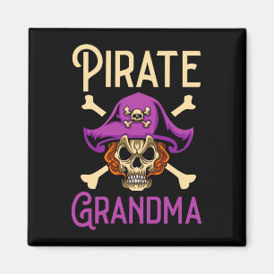 Piratengroßmutter der Männer Magnet