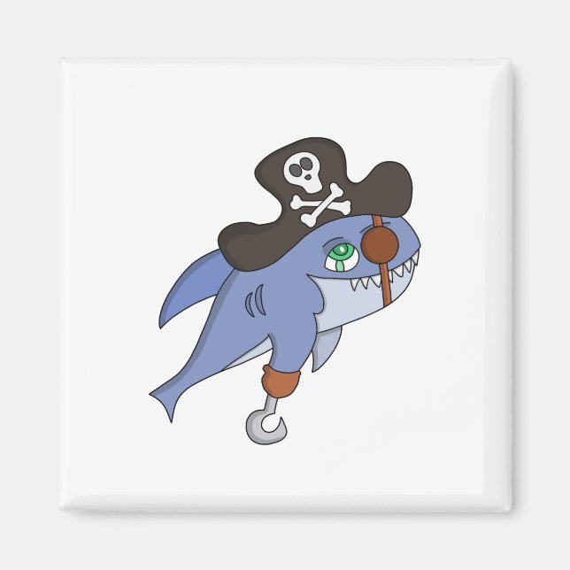 Piratenhai Magnet (Vorne)