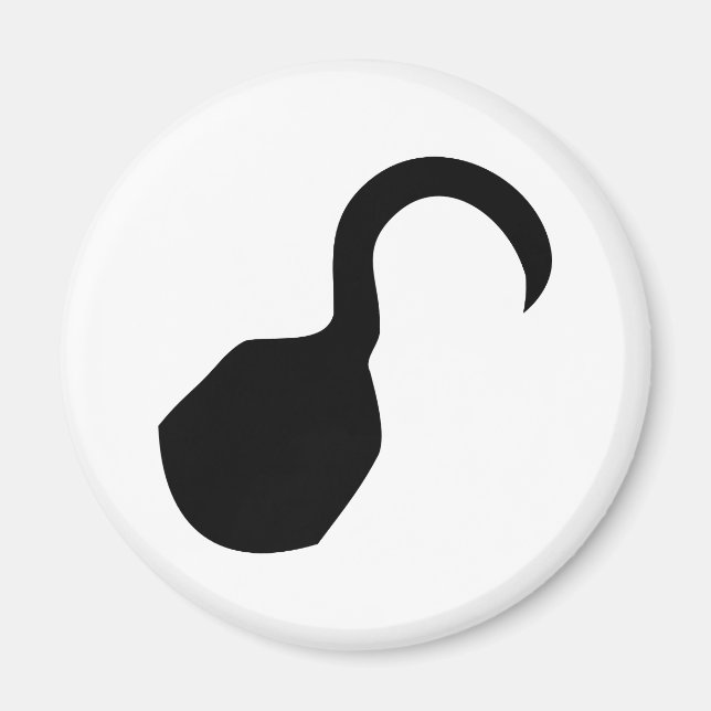 Piratenhaken Magnet (Vorne)