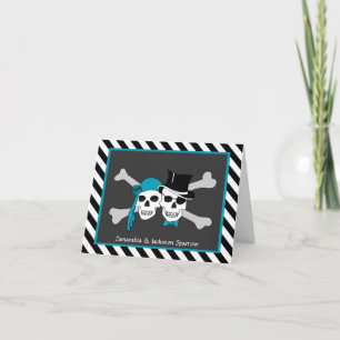 Piratenhochzeit Einladung