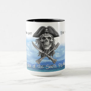 Piratenhügel für Südpazifik Kreuzfahrt Lido Tasse