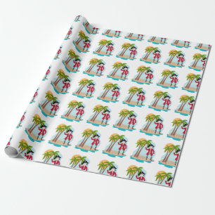 Piratenjungen- und -schatzinsel geschenkpapier