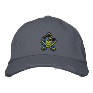 Piratenkapitän Skull bestickte Kapsel Kappe