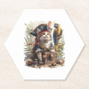Piratenkatzenschatz Untersetzer