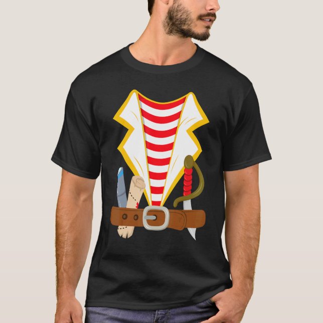 Piratenkostüm Kinder Jungen Mädchen Piraten Frauen T-Shirt (Vorderseite)