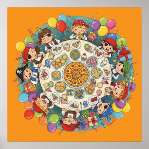 Piratenkostüm-Party Poster