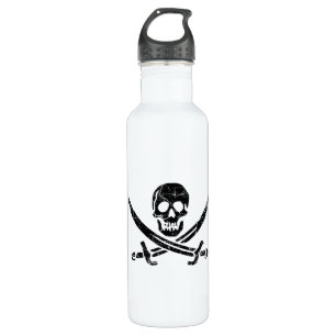 Piratenkreuz Edelstahlflasche
