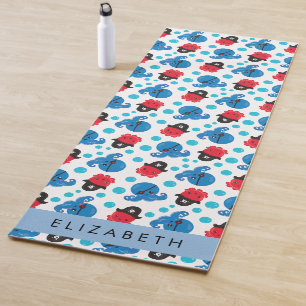 Piratenktopus, Octopus-Muster, Meer, Ihr Name Yogamatte