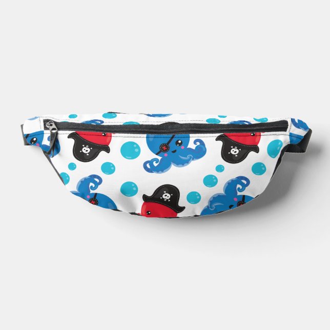 Piratenktopus, Octopusmuster, Meerestiere Bauchtasche (Ablage )