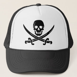 Piratenlogo Truckerkappe