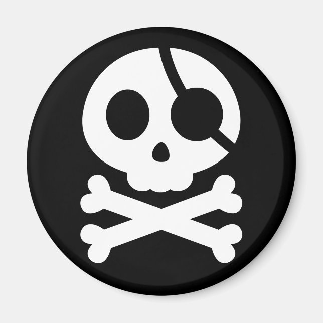 Piratenmagnet Magnet (Vorne)