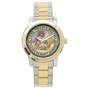 Piratenmotto Armbanduhr