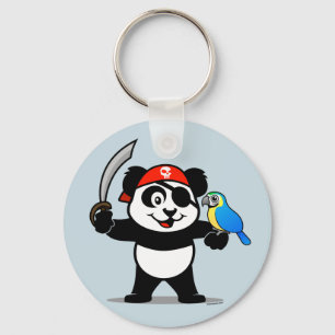 Piratenpanda Schlüsselanhänger