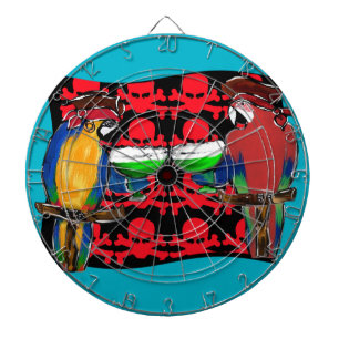 Piratenpapageien Dartscheibe