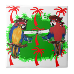 PIRATENPAPAGEIEN FLIESE