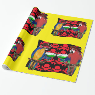 PIRATENPAPAGEIEN GESCHENKPAPIER