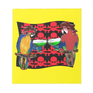 Piratenpapageien Notizblock