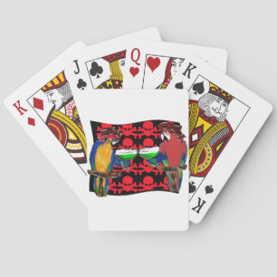 Piratenpapageien Spielkarten