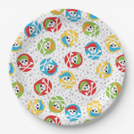 Piratenpapierplatte Pappteller