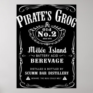 Piratenpfanne Poster
