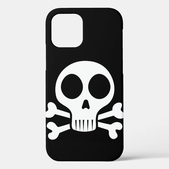 Piratenschädel-Design Case-Mate iPhone Hülle (Rückseite)