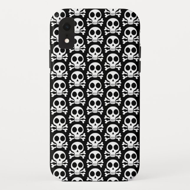 Piratenschädel-Design Case-Mate iPhone Hülle (Rückseite)
