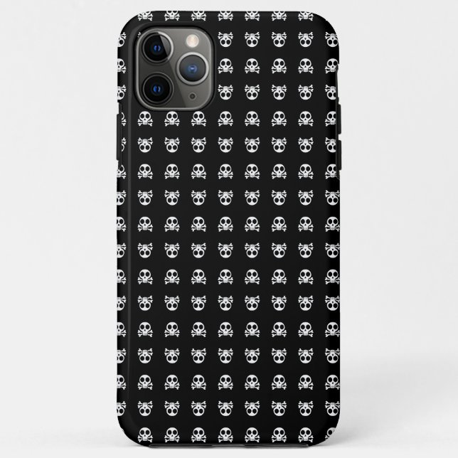 Piratenschädel-Design Case-Mate iPhone Hülle (Rückseite)