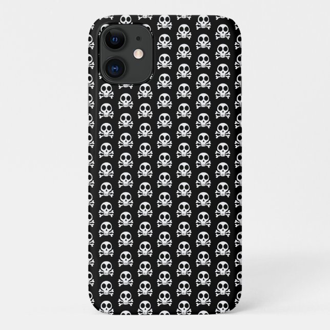 Piratenschädel-Design Case-Mate iPhone Hülle (Rückseite)