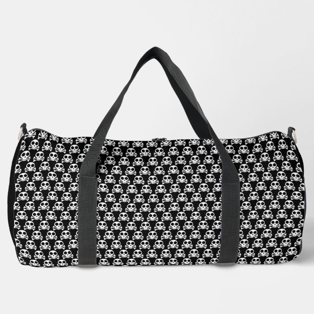 Piratenschädel-Design Duffle Bag (Vorderseite)