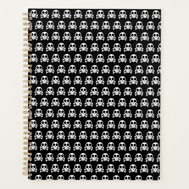 Piratenschädel-Design Planer (Vorderseite)
