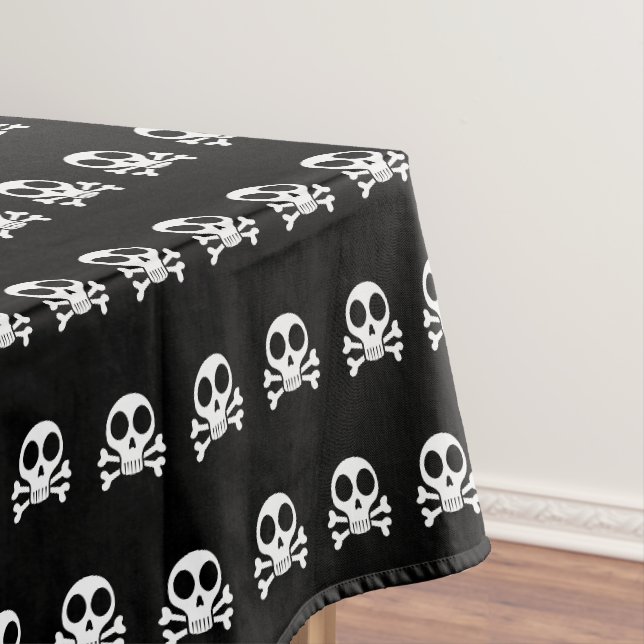 Piratenschädel-Design Tischdecke (Beispiel)