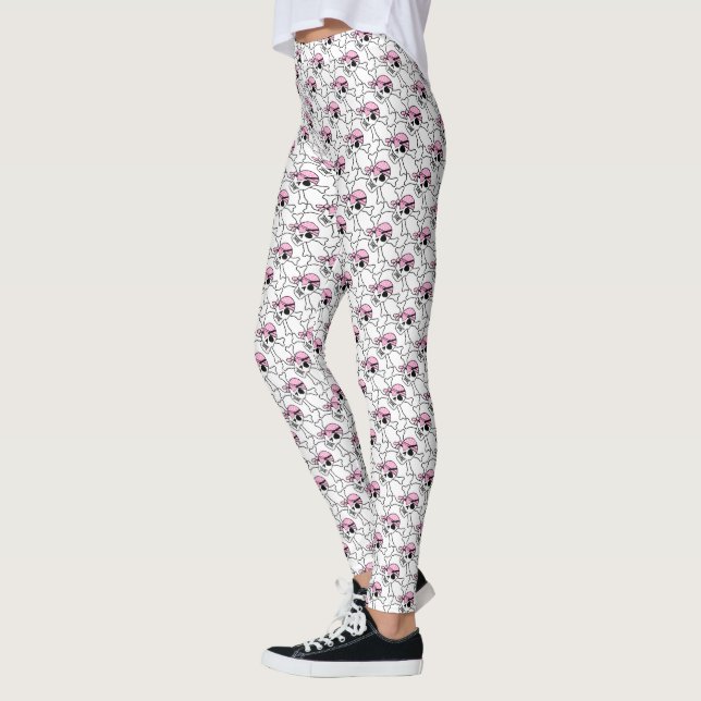 Piratenschädel mit Kreuzbeinen/Leggins Leggings (Links)