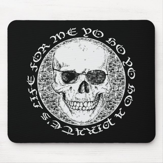 Piratenschädel Mousepad (Vorne)