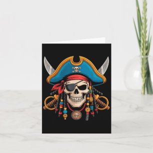 Piratenschädel und Kreuzknochen Skelettkehl zu Hal Karte