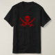 Piratenschädel und Schwerter T-Shirt (Design vorne)