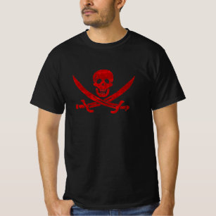Piratenschädel und Schwerter T-Shirt
