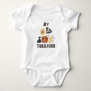 Piratenschatz Baby Strampler