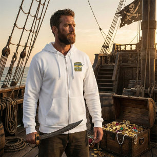 Piratenschatzkiste mit Juwelen und Schwert Hoodie