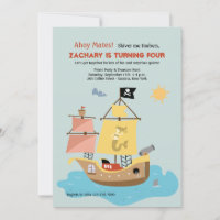 Piratenschiff 2 Einladung