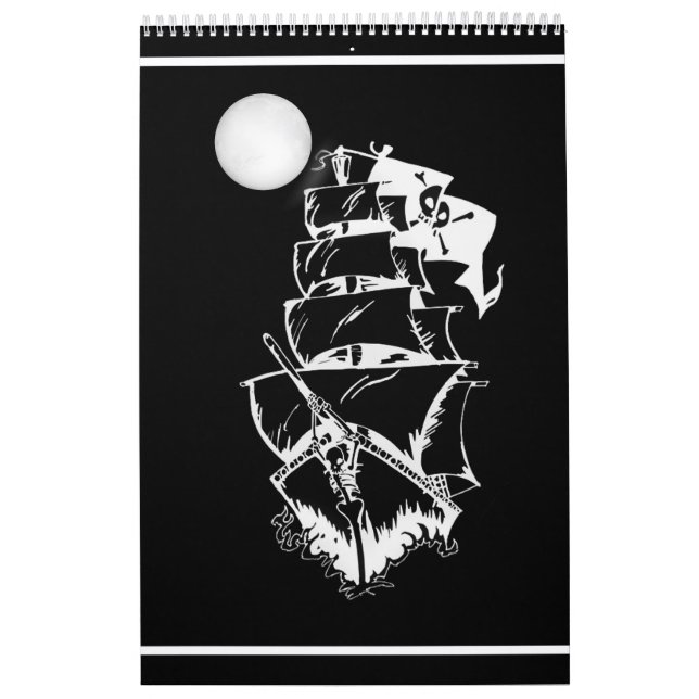Piratenschiff auf hoher See Kalender (Titelbild)