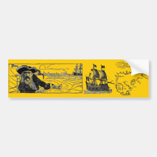 Piratenschiff Autoaufkleber