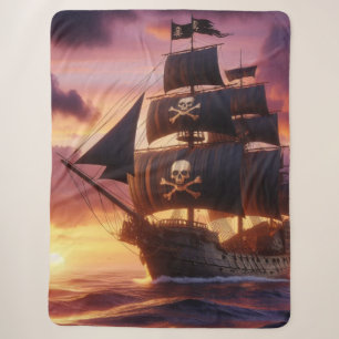 Piratenschiff bei Sonnenaufgang/Sonnenuntergang Sherpadecke