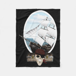 Piratenschiff Fleecedecke