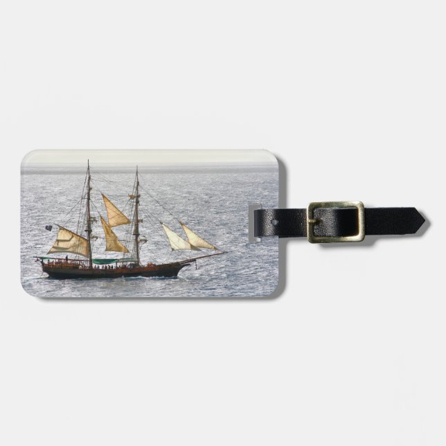 Piratenschiff Gepäckanhänger (Vorderseite horizontal)