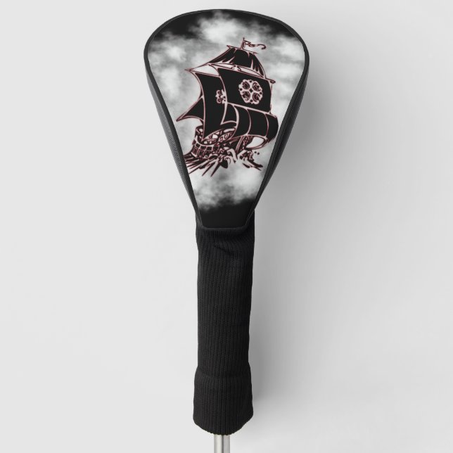 Piratenschiff Golf Headcover (Vorderseite)