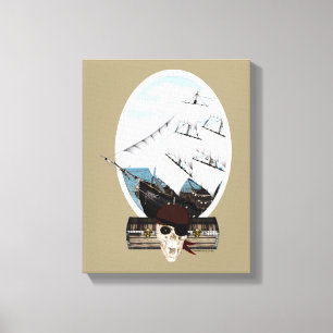 Piratenschiff Leinwanddruck
