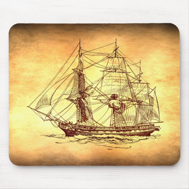 Piratenschiff Mousepad (Vorne)