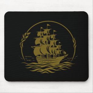 Piratenschiff Ocean World Wonder Adventure Vector Mousepad