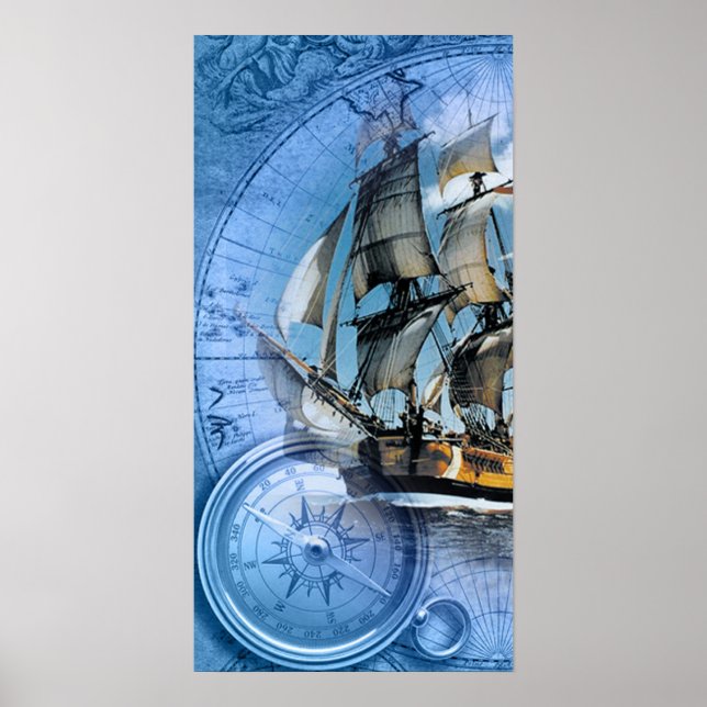 Piratenschiff Poster (Vorne)